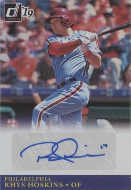 2019 Panini Donruss - Rhys Hoskins #85S-RH