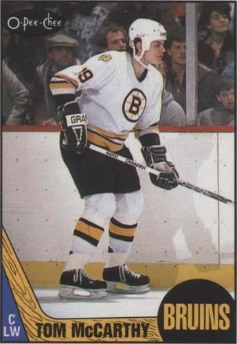 1987-88 Topps Hockey #38 Tom McCarthy - Boston Bruins | eBay