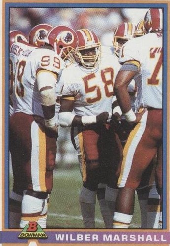 1991 Bowman Wilber Marshall #539