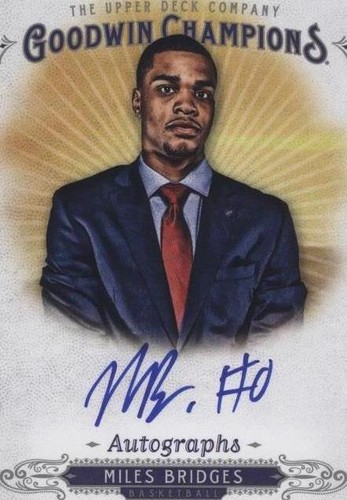 2018 Upper Deck Goodwin Champions - Miles Bridges #A-BR