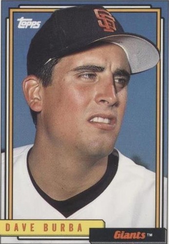 1992 Topps Traded - Dave Burba #18T