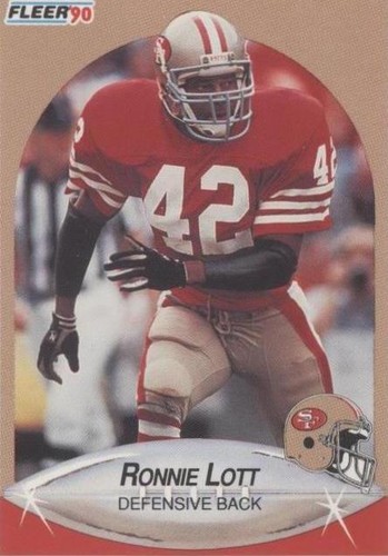 1990 Fleer Ronnie Lott #9