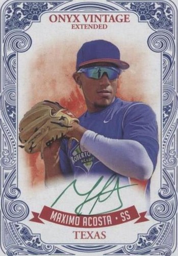 2021 Onyx Vintage Extended - Maximo Acosta #EAMA