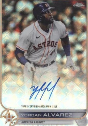 2022 Topps Chrome Logofractor Edition - Yordan Alvarez #CA-YA