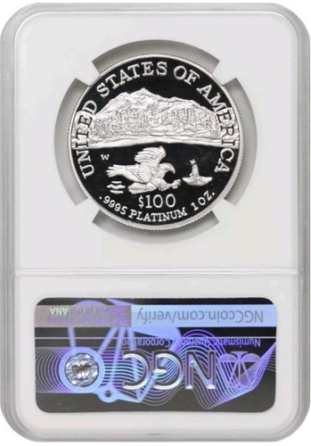 2002  Platinum Proof Eagle 4 coin set graded NGC PF70 PERFECT $10 $25 $50 $100