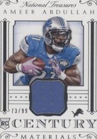 2015 Panini National Treasures Ameer Abdullah #CM-AA