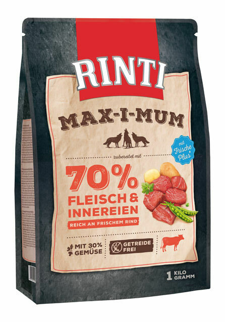 Getreidefreies Hundetrockenfutter mit Rind