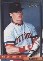 1992 O-Pee-Chee - Mickey Tettleton #29
