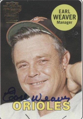 2004 Topps All-Time Fan Favorites - Earl Weaver #FFA-EW