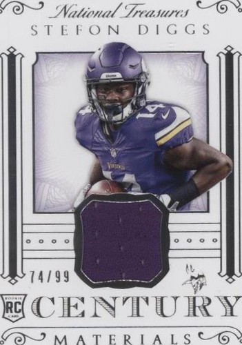 2015 Panini National Treasures Stefon Diggs #CM-SD