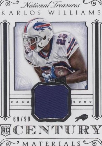 2015 Panini National Treasures Karlos Williams #CM-KA
