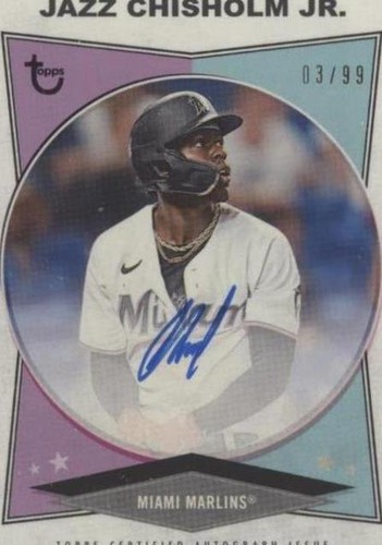 2023 Topps Brooklyn Collection - Jazz Chisholm #AC-JCJ