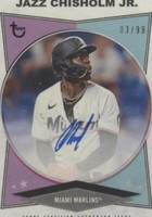 2023 Topps Brooklyn Collection - Jazz Chisholm #AC-JCJ