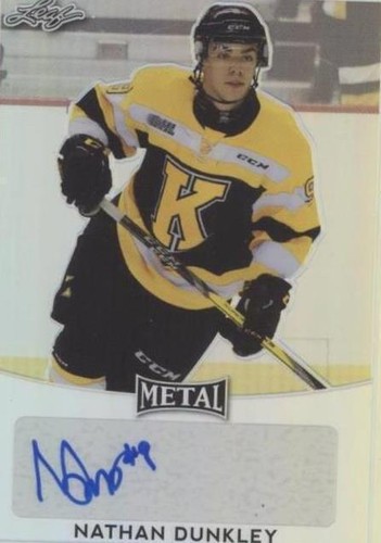 2016-17 Leaf Metal - Nathan Dunkley #BA-ND1