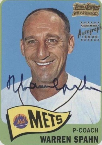 2001 Topps - Warren Spahn #TT13F