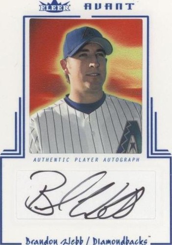 2003 Fleer Avant - Brandon Webb #AAC/BW