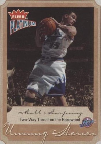 2002-03 Fleer Platinum - Matt Harpring #145
