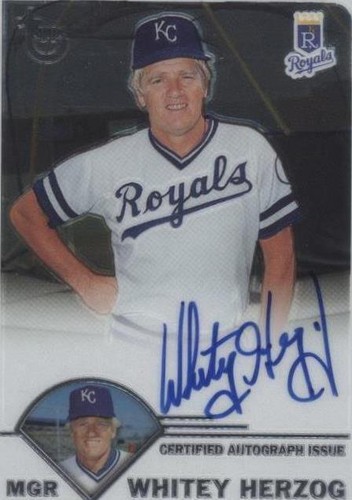 2003 Topps Retired Signature Edition - Whitey Herzog #TA-WH