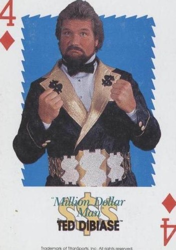 1991 U.S. Playing Card WWF - Ted DiBiase #4D