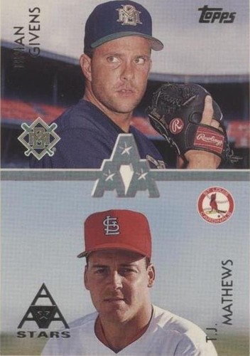 1996 Topps - Brian Givens T.J. Mathews #102
