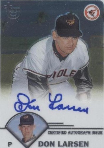 2003 Topps Retired Signature Edition - Don Larsen #TA-DL