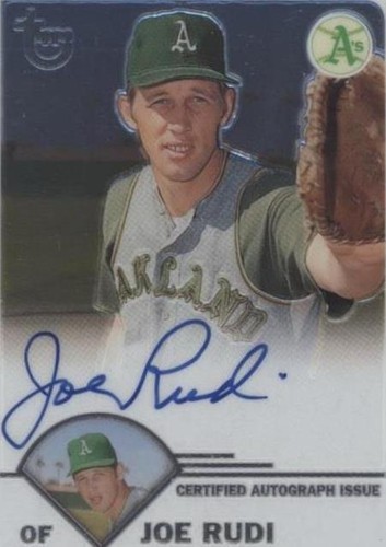 2003 Topps Retired Signature Edition - Joe Rudi #TA-JRU