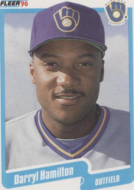 1990 Fleer - Darryl Hamilton #325