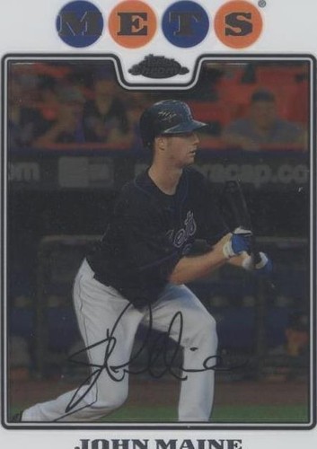 2008 Topps Chrome - John Maine #50