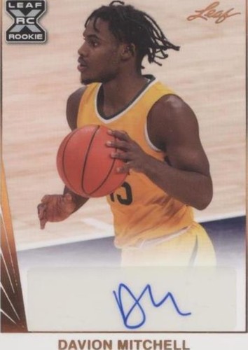 2021-22 Leaf Memories - Davion Mitchell #BA-DM1