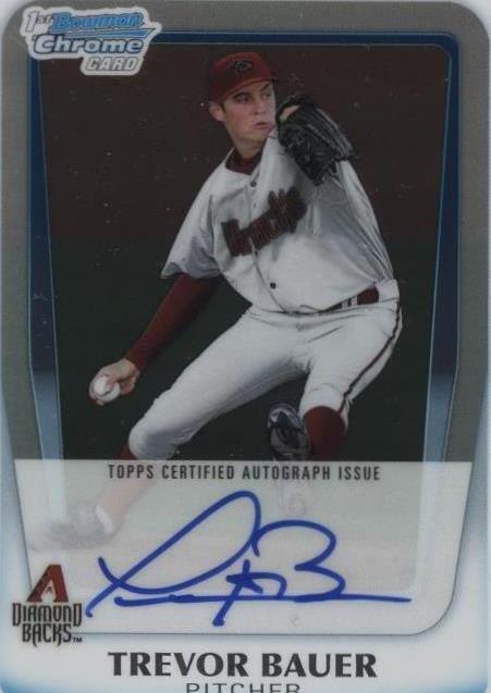 2011 年 Bowman 选秀和前景 - Trevor Bauer #BCAP-TB