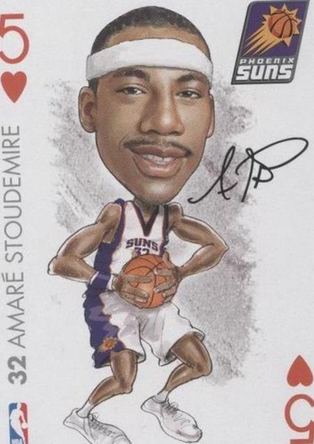 2004-05 All Pro Deal Playing Cards - Amar'e Stoudemire #5H