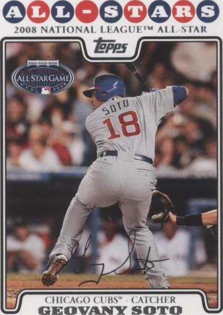 Actualizaciones y aspectos destacados Topps 2008 - Geovany Soto #UH232