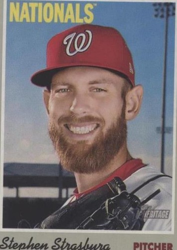 2019 Topps Heritage - Stephen Strasburg #106