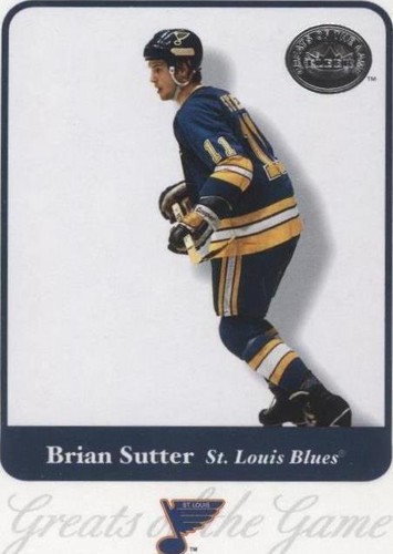 2001-02 Fleer Greats of the Game - Brian Sutter #69