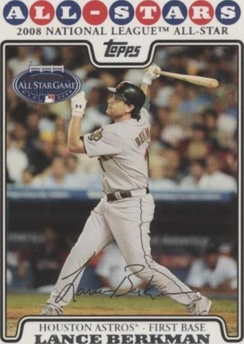 2008 Topps Updates & Highlights - Lance Berkman #UH25