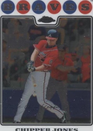 2008 Topps Chrome - Chipper Jones #132