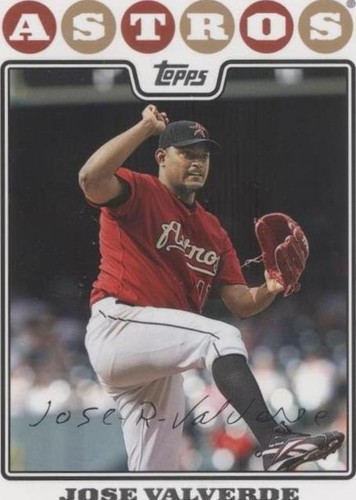2008 Topps Updates & Highlights - Jose Valverde #UH110