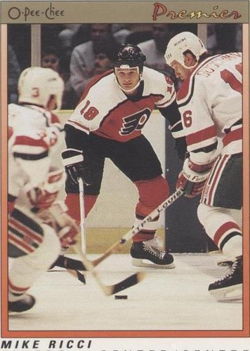 1990-91 O-Pee-Chee Premier - Mike Ricci #96