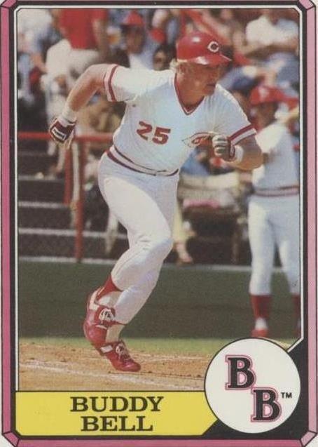 1987 Topps Boardwalk y Béisbol Top Run Makers - Buddy Bell #21