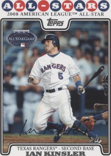 2008 Topps Updates & Highlights - Ian Kinsler #UH191