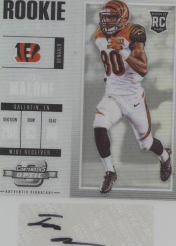 2017 Panini Contenders Optic Josh Malone #175