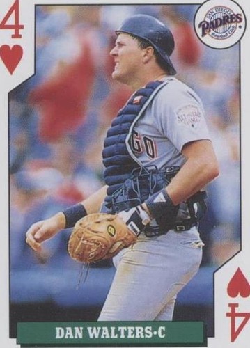 1992 Bicycle Baseball Rookies Playing Cards - Dan Walters #4H