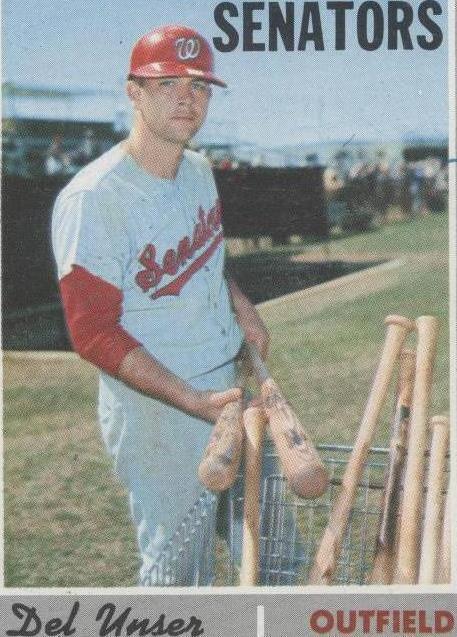 1970 Topps - Del Unser #336
