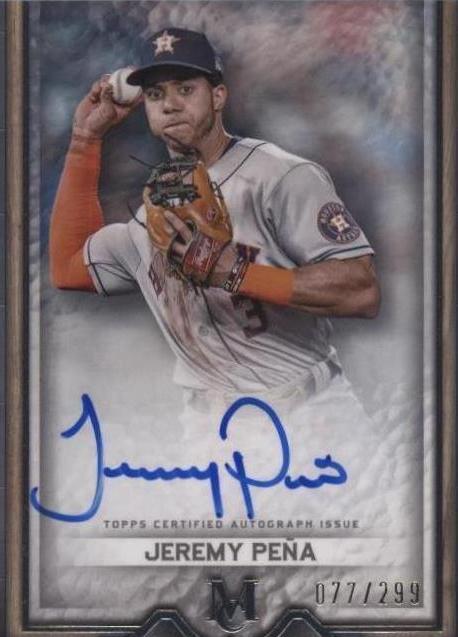 2023 Topps Museum Collection - Jeremy Pena #AA-JPE