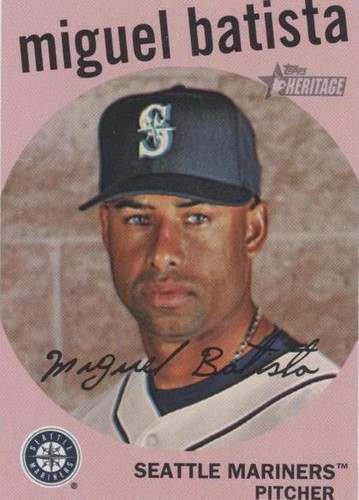 2008 Topps Heritage - Miguel Batista #429