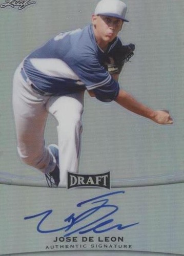 2015 Leaf Metal Draft - Jose De Leon #BA-JDL