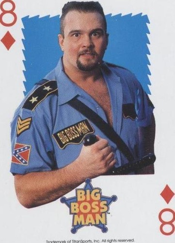 1991 U.S. Playing Card WWF - Big Boss Man #8D