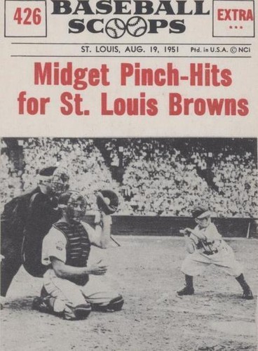 1961 Nu-Cards Baseball Scoops - Eddie Gaedel #426