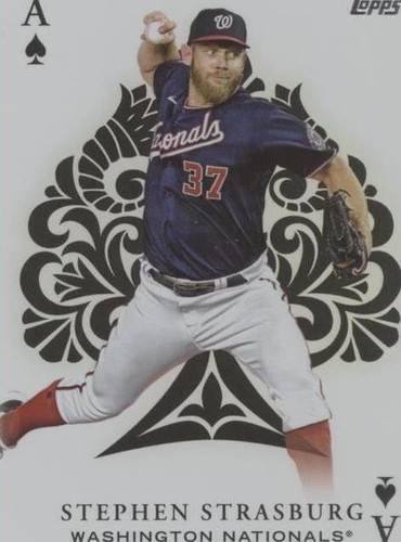 カプリ345ページ 2023 Topps #US325 Stephen Strasburg, Nationals Gold Border