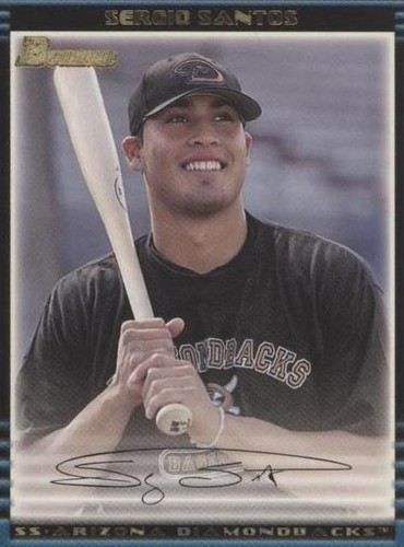 2002 Bowman Draft Picks & Prospects - Sergio Santos #BDP8